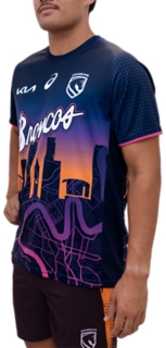 2026 BRISBANE BRONCOS REPLICA RUN OUT TEE, Midnight 3