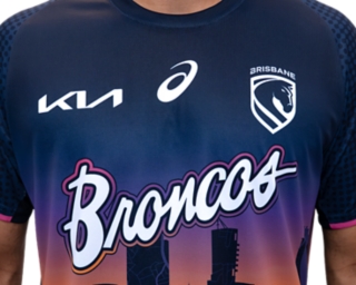2026 BRISBANE BRONCOS REPLICA RUN OUT TEE, Image 4 of 4