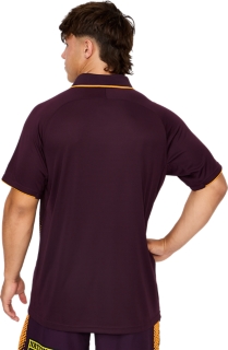 BRISBANE BRONCOS TRAINING POLO, Maroon 2
