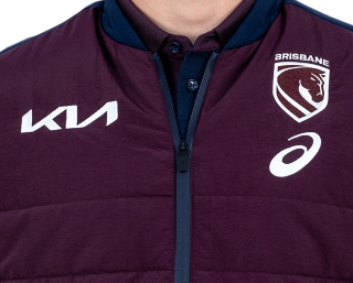 2026 BRISBANE BRONCOS PUFFER VEST, Image 4 of 4
