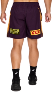 BRISBANE BRONCOS REPLICA TRAINING SHORT, Maroon 2