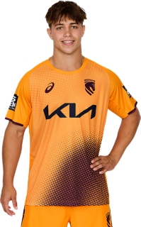 2026 BRISBANE BRONCOS SHORT SLEEVED TRAINING TEE, Gold 1