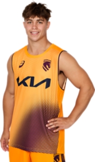 2026 BRISBANE BRONCOS TRAINING SINGLET, Gold 3