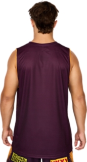 BRISBANE BRONCOS TRAINING SINGLET, Maroon 2