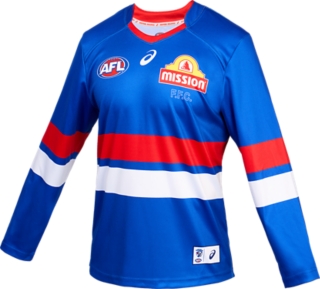 WESTERN BULLDOGS REPLICA HOME GUERNSEY LONG SLEEVED, Image 8 of 9