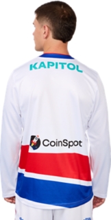 WESTERN BULLDOGS REPLICA CLASH GUERNSEY LONG SLEEVED, Image 2 of 10