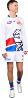 WESTERN BULLDOGS REPLICA CLASH GUERNSEY LONG SLEEVED, Image 8 of 10