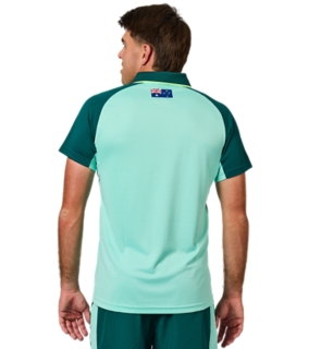 CRICKET AUSTRALIA TRAINING SHIRT, Illuminate Mint 2