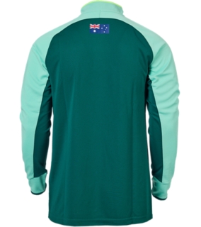 CRICKET AUSTRALIA LONG SLEEVED TRAINING 1/4 ZIP TOP, Image 7 of 7