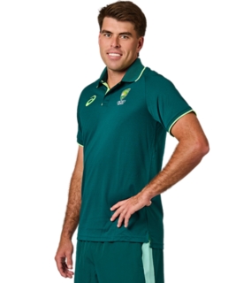CRICKET AUSTRALIA TRAVEL POLO, Everglade 3