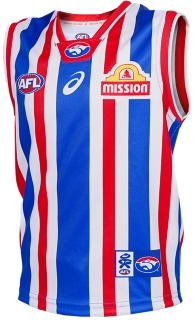WESTERN BULLDOGS RETRO REPLICA SHORT SLEEVED GUERNSEY, Image 7 of 8