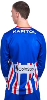WESTERN BULLDOGS RETRO REPLICA LONG SLEEVED GUERNSEY, Royal Blue 2