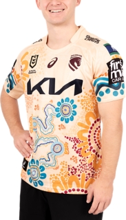 BRISBANE BRONCOS REPLICA INDIGENOUS JERSEY, Maroon 3