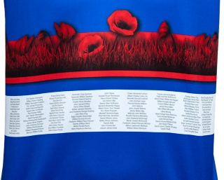 WESTERN BULLDOGS ANZAC HOME REPLICA SHORT SLEEVED GUERNSEY, Image 6 of 6