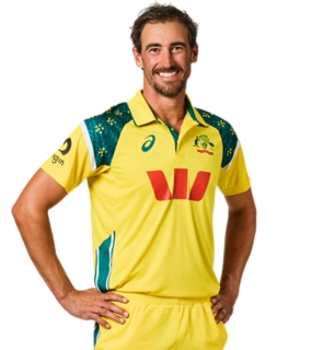 CRICKET AUSTRALIA REPLICA ODI HOME SHIRT, Blazing Yellow 3