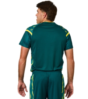 CRICKET AUSTRALIA REPLICA T20 SHIRT, Dark Green 2
