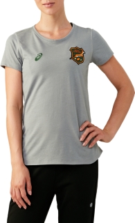 Front Top view of SB TIC HERITAGE TEE, GREY HEATHER