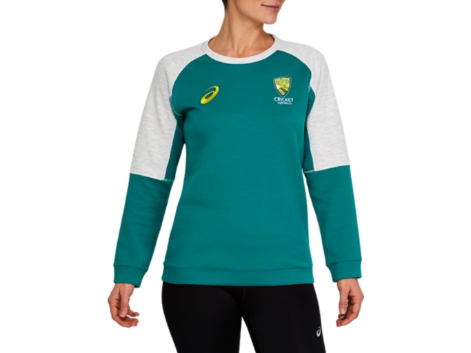 Women's CRICKET AUSTRALIA CREW FLEECE Jungle Womens Cricket