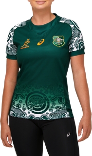 Wallabies RWC 2023 Away Jersey by ASICS | Small | Green/Matte/White