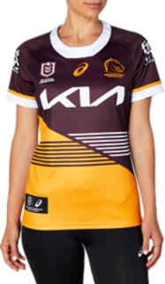 Women's BRISBANE BRONCOS REPLICA HOME JERSEY, Deep Mars