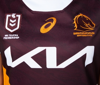 Women's BRISBANE BRONCOS REPLICA HOME JERSEY, Deep Mars, Womens NRL  Clothing