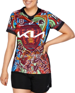 Women's BRISBANE BRONCOS REPLICA HOME JERSEY, Deep Mars, Womens NRL  Clothing