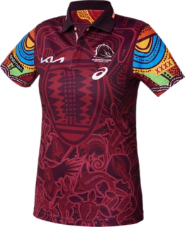 AIO Pride Broncos Anzac Day Polo Shirt Aboriginal Lest We Forget