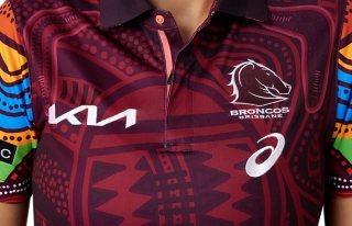 Brisbane Broncos Polo Shirt NAIDOC Week Aboriginal and 