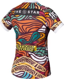 Women's BRISBANE BRONCOS INDIGENOUS POLO, Deep Mars