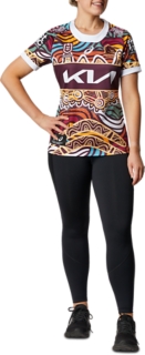 Women's BRISBANE BRONCOS INDIGENOUS POLO, Deep Mars