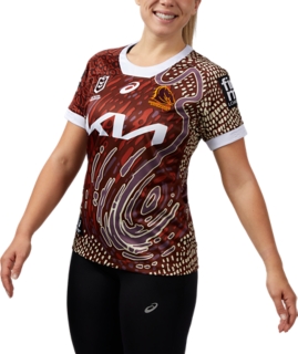 BRISBANE BRONCOS REPLICA INDIGENOUS JERSEY WOMAN, Image 3 of 12
