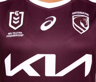 2026 BRISBANE BRONCOS REPLICA HOME JERSEY WOMENS, Image 4 of 12