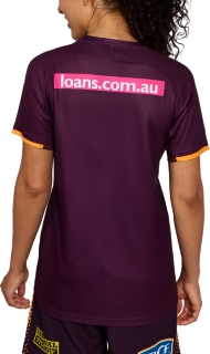 2026 BRISBANE BRONCOS NRLW TRAINING TEE WOMENS, Maroon 2