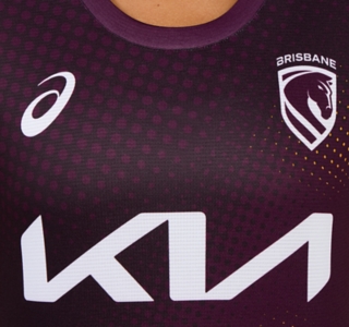 2026 BRISBANE BRONCOS NRLW TRAINING TEE WOMENS, Image 4 of 8