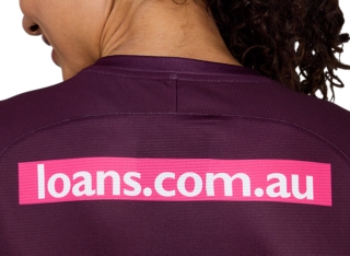 2026 BRISBANE BRONCOS NRLW TRAINING TEE WOMENS, Image 5 of 8
