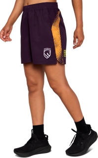 2026 BRISBANE BRONCOS NRLW REPLICA  TRAINING SHORT WOMENS, Maroon 3
