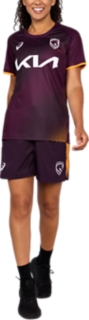 2026 BRISBANE BRONCOS NRLW REPLICA  TRAINING SHORT WOMENS, Image 9 of 11
