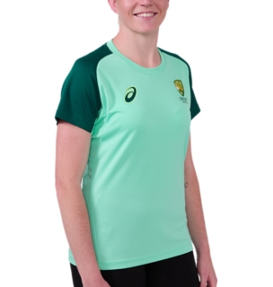 CRICKET AUSTRALIA TRAINING TEE WOMENS, Image 4 of 8