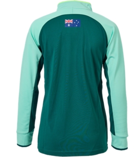 CRICKET AUSTRALIA LONG SLEEVED TRAINING 1/4 ZIP TOP WOMENS, Image 7 of 7