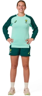 CRICKET AUSTRALIA CREW FLEECE WOMENS, Image 5 of 7