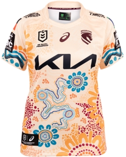 BRISBANE BRONCOS REPLICA INDIGENOUS JERSEY WOMENS, Image 9 of 10