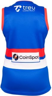 WESTERN BULLDOGS AFLW REPLICA HOME GUERNSEY SHORT SLEEVED, Image 8 of 8