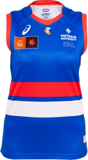 WESTERN BULLDOGS AFLW REPLICA HOME GUERNSEY SHORT SLEEVED, Image 7 of 8