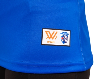 WESTERN BULLDOGS AFLW REPLICA HOME GUERNSEY SHORT SLEEVED, Image 6 of 8