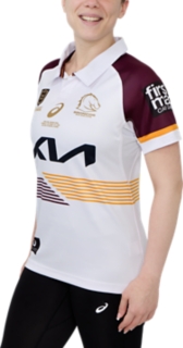 BRISBANE BRONCOS PREMIERS JERSEY WOMENS, White 3