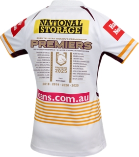 BRISBANE BRONCOS NRLW PREMIERS JERSEY WOMENS, White 2