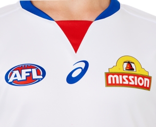 2020 WESTERN BULLDOGS REPLICA CLASH GUERNSEY LONG SLEEVED YOUTH, Image 5 of 7