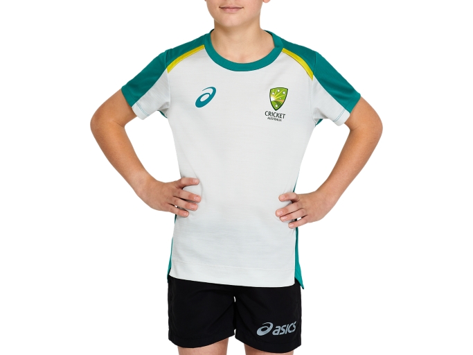 Unisex CRICKET AUSTRALIA REPLICA TEE YOUTH Polar Shade Kids Cricket