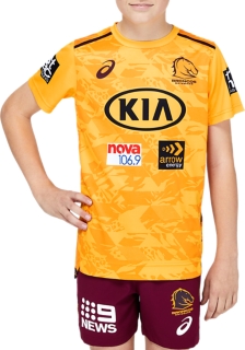 2023 Brisbane Broncos Training Tee (Wood Crepe)