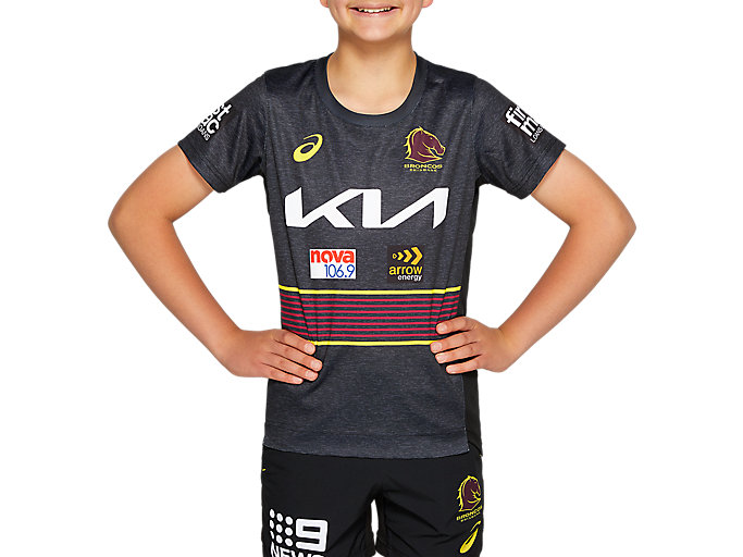 NRL Brisbane Broncos Youth Kids 2018 Training Singlet sizes 10 12 14 